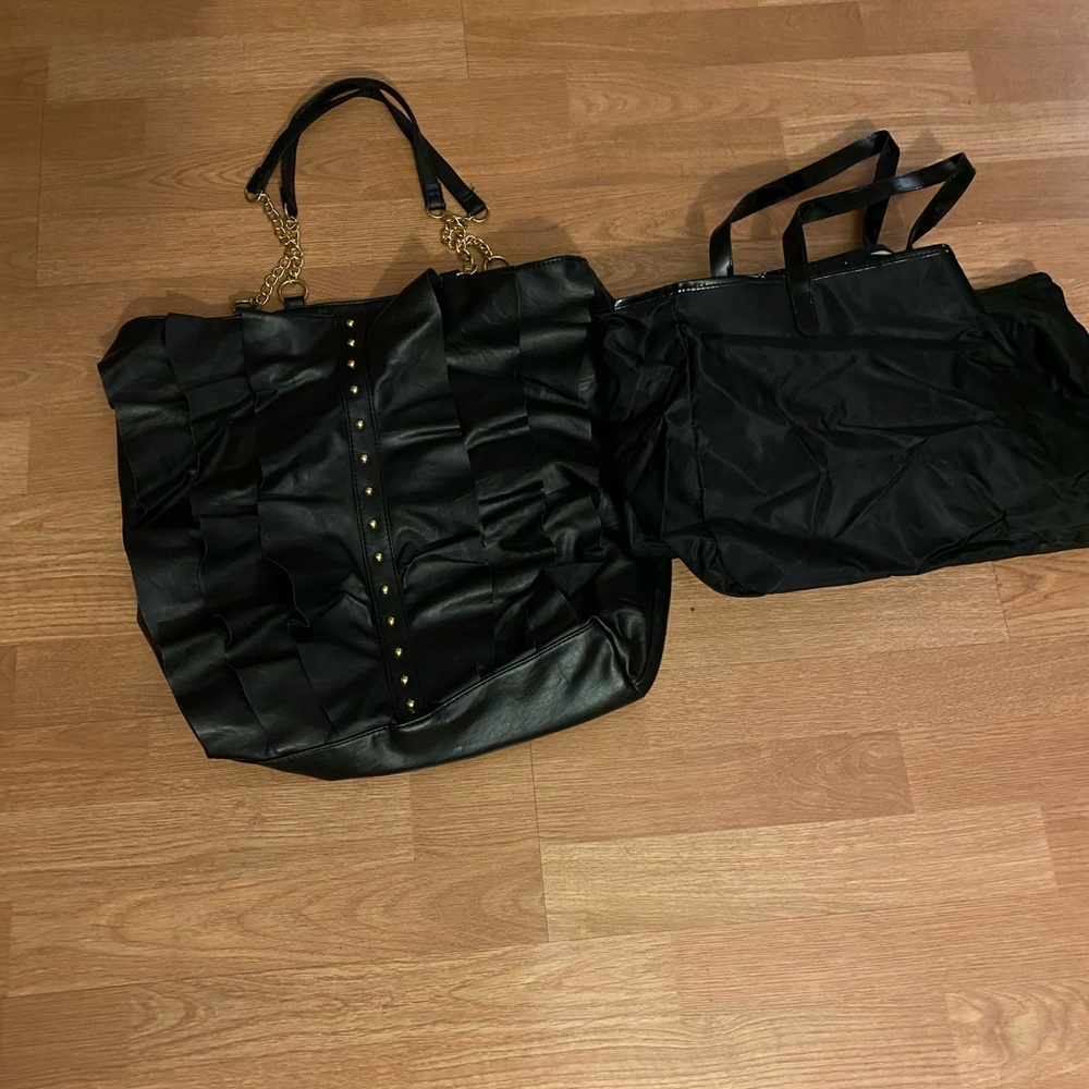 2 - Black Shoulder Bags